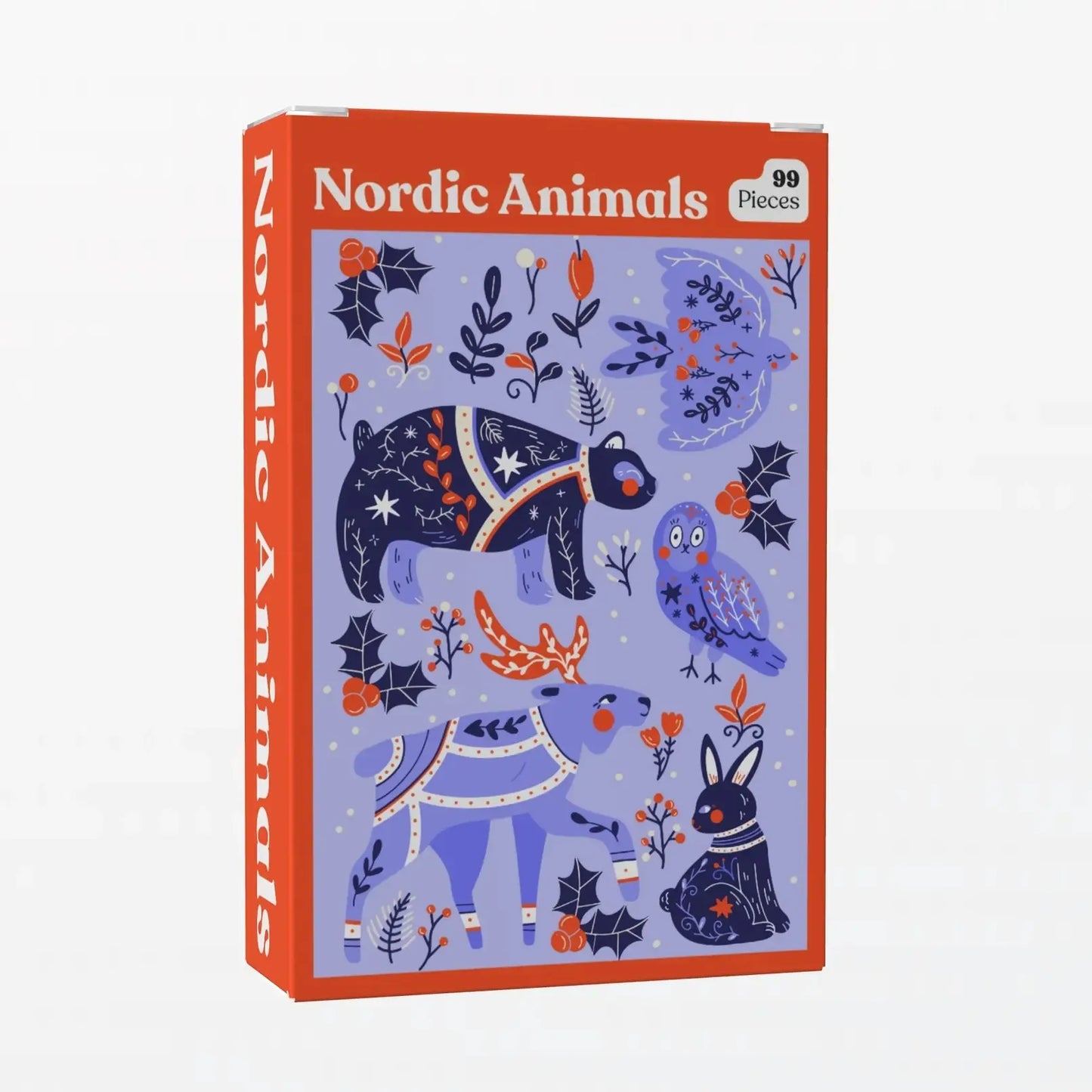Nordic Animals 99 Piece Mini Jigsaw Puzzle Puzzledly
