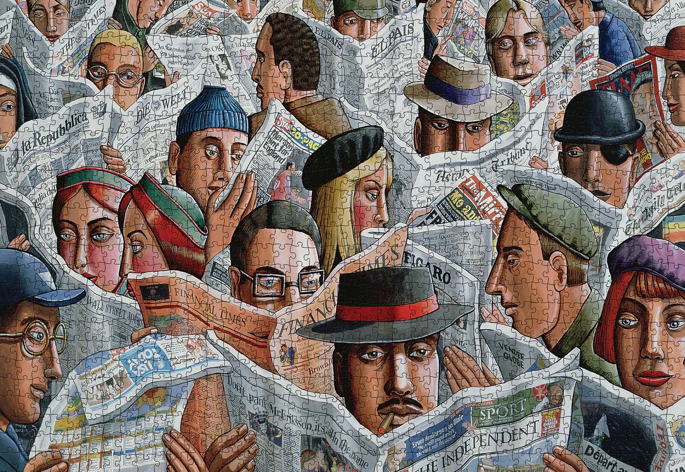 Tuesday by PJ Crook 1000 Piece Jigsaw Puzzle Pomegranate