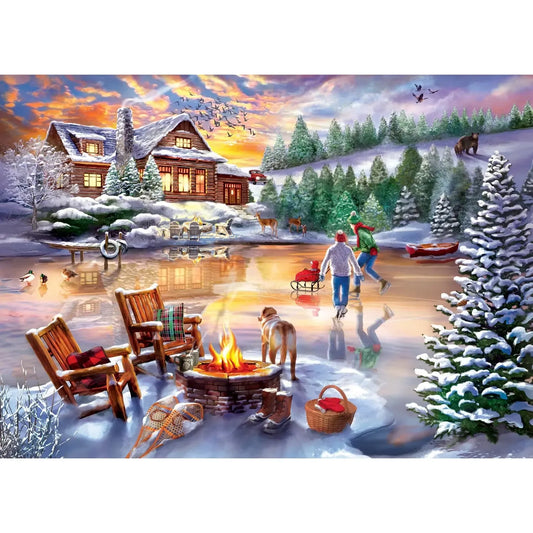 An Evening Skate 1000 Piece Jigsaw Puzzle MasterPieces
