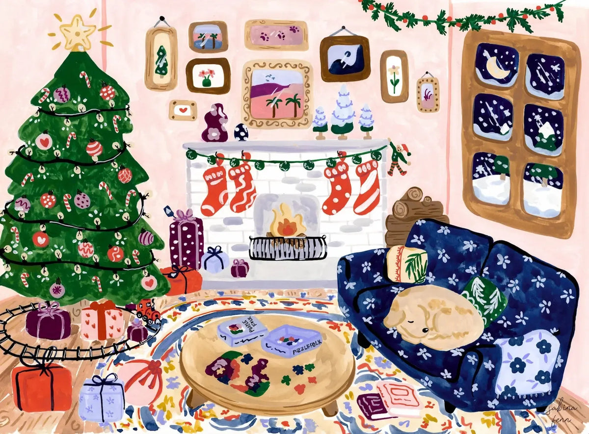 Home for the Holidays 1000 Piece Jigsaw Puzzle PuzzleFolk