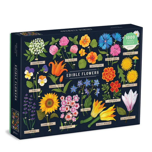 Edible Flowers 1000 Piece Jigsaw Puzzle Galison