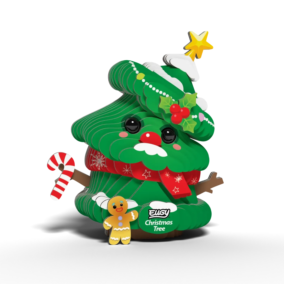 Christmas Tree 3D Cardboard Model Kit Eugy