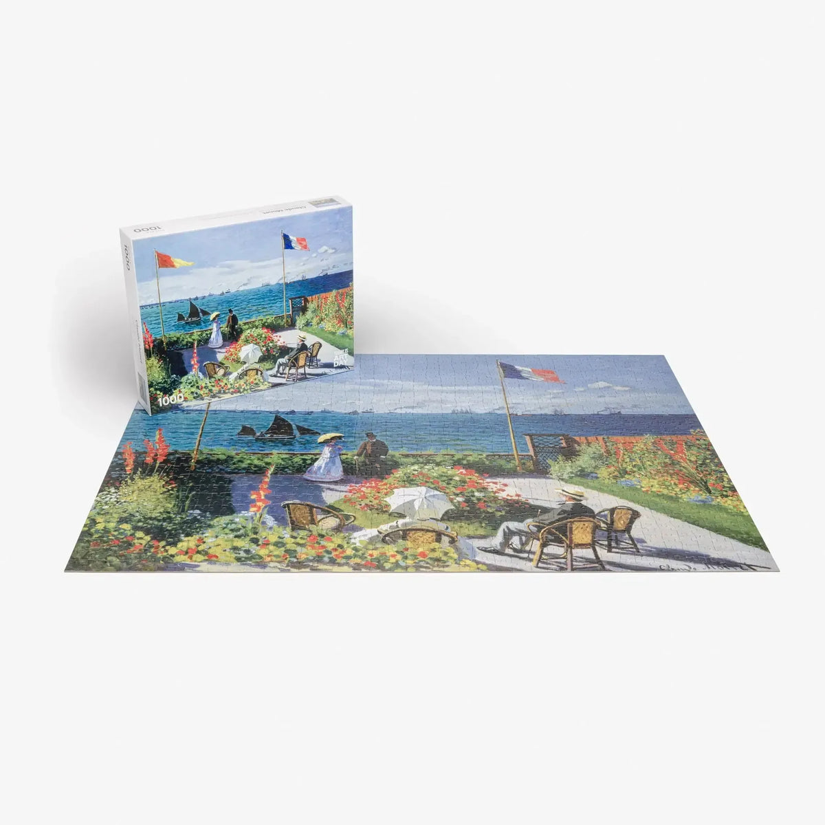 Garden At Sainte-Adresse by Monet 1000 Piece Jigsaw Puzzle TIAD