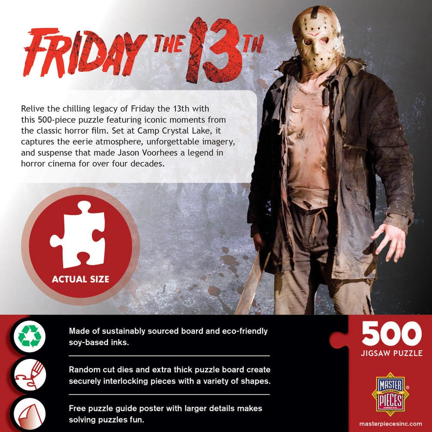Friday the 13th Jason Movie Collage 500 Piece Jigsaw Puzzle MasterPieces
