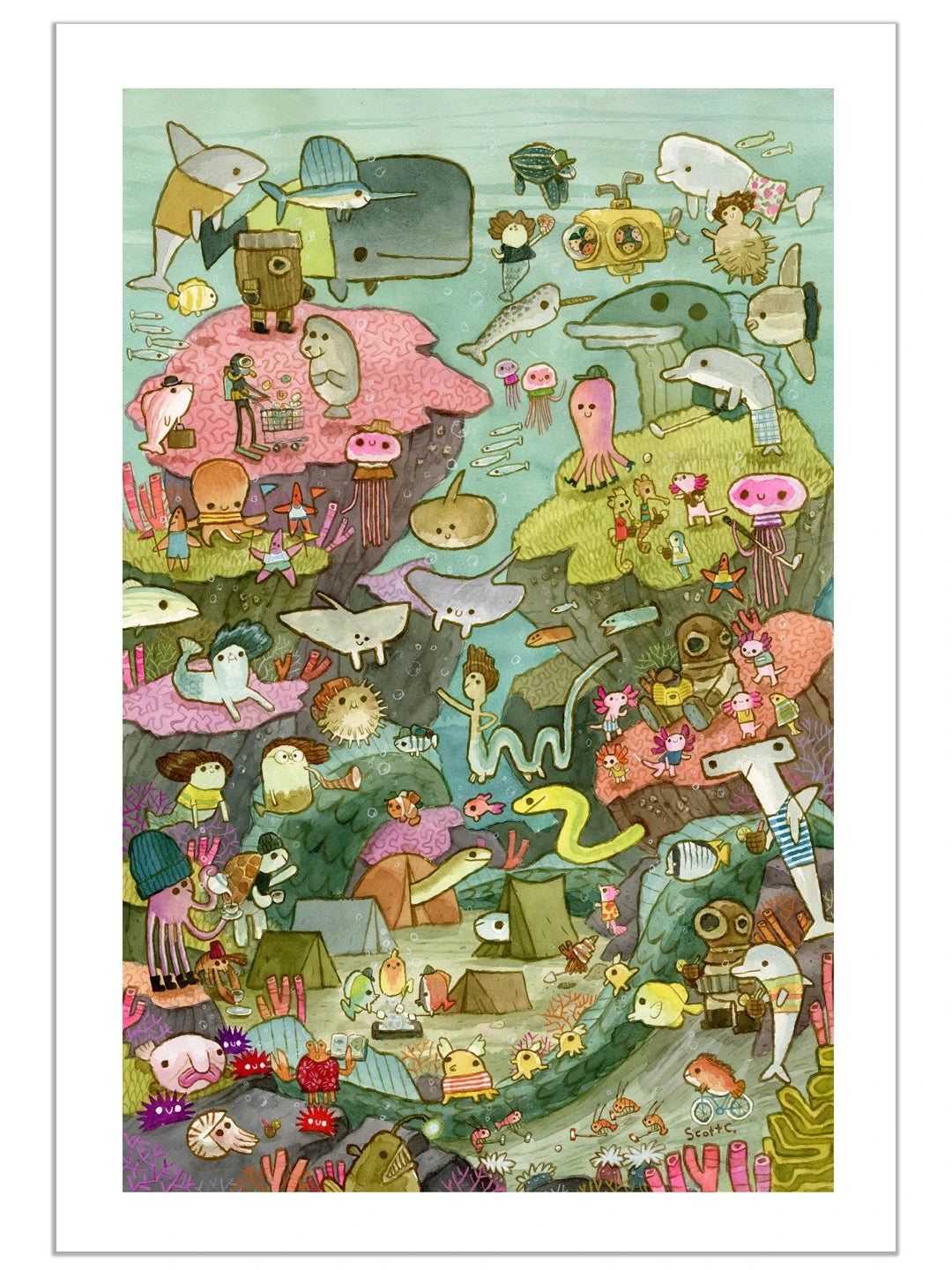 Ocean Leisure Life 500 Piece Jigsaw Puzzle Scott C