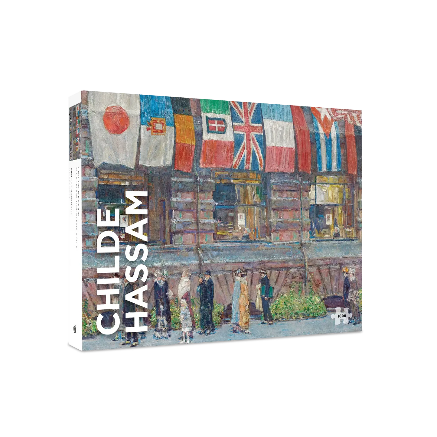 Allied Flags; Union League Club 1000 Piece Jigsaw Puzzle Pomegranate