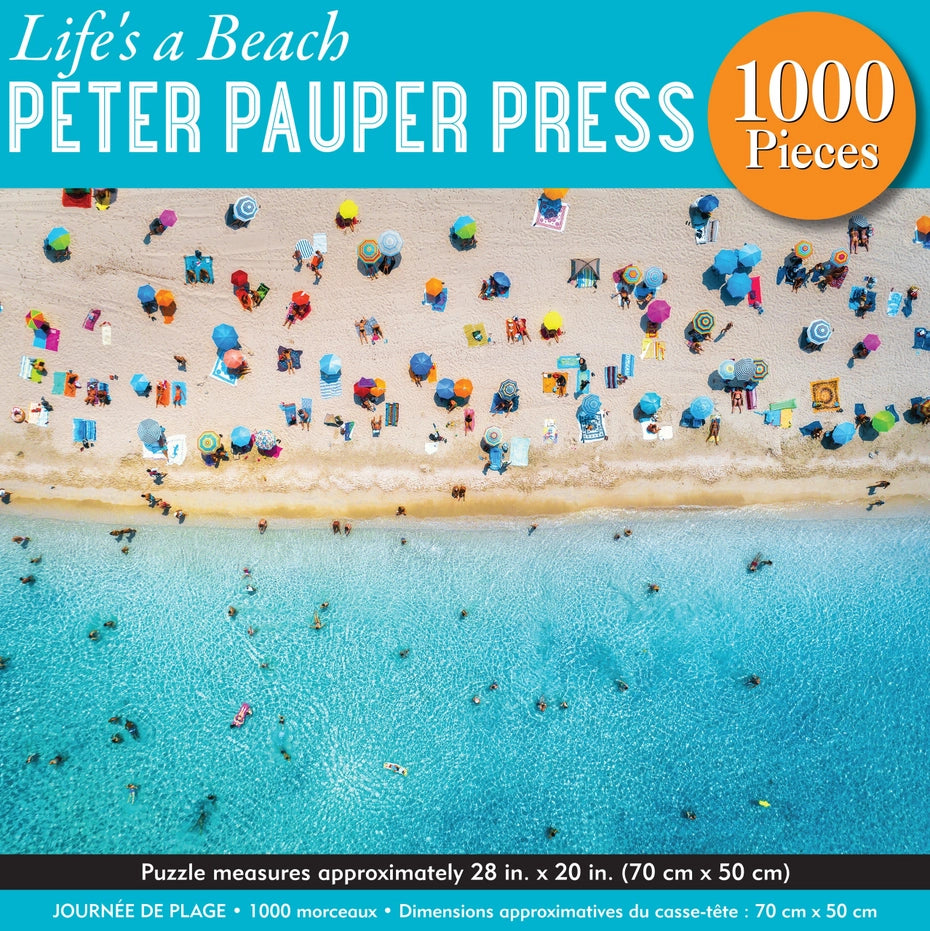 Life's a Beach 1000 Piece Jigsaw Puzzle Peter Pauper
