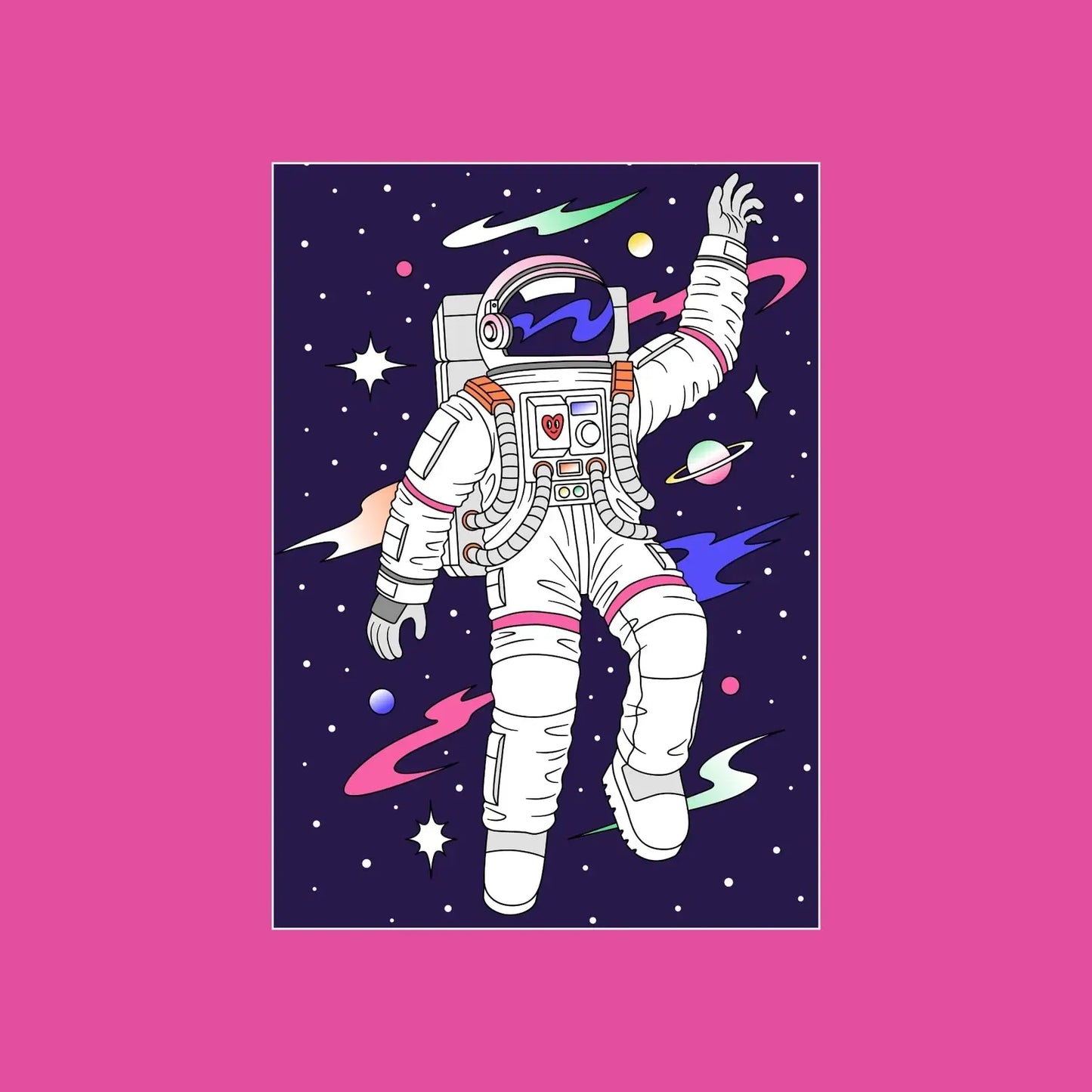 Astronaut 99 Piece Mini Jigsaw Puzzle Puzzledly