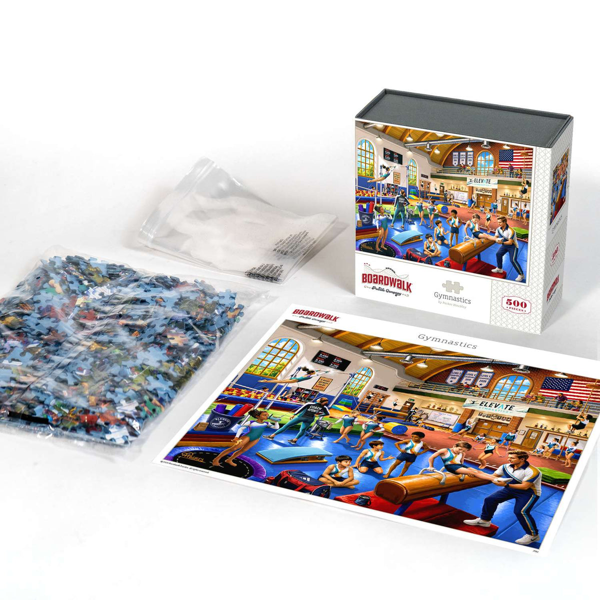 Gymnastics 500 Piece Jigsaw Puzzle Boardwalk