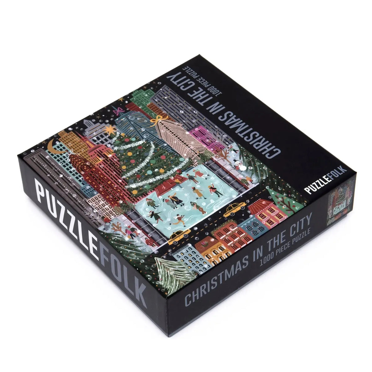 Christmas in the City 1000 Piece Jigsaw Puzzle PuzzleFolk