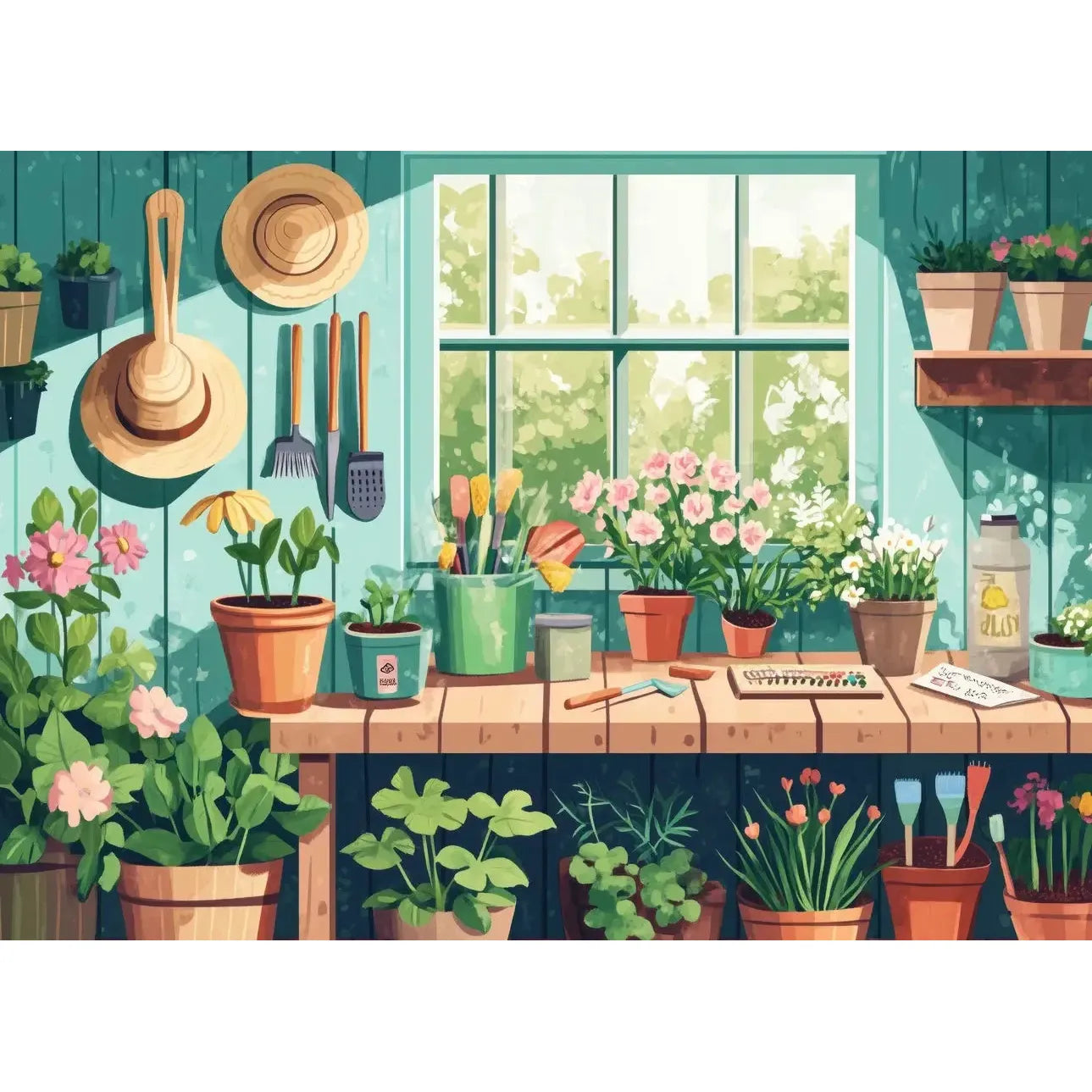 Gardener's Delight 1000 Piece Jigsaw Puzzle Snappy