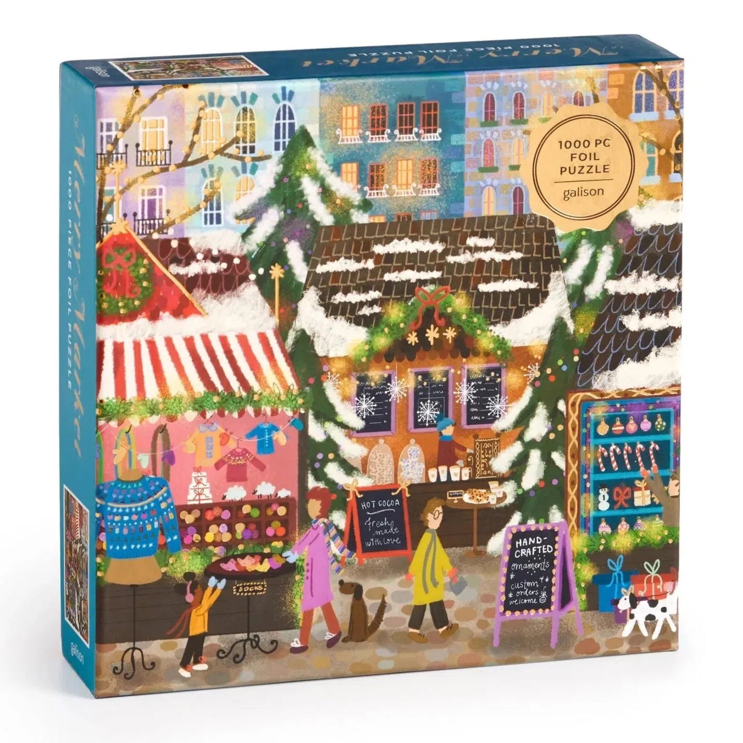 Merry Market 1000 Piece Jigsaw Puzzle Galison