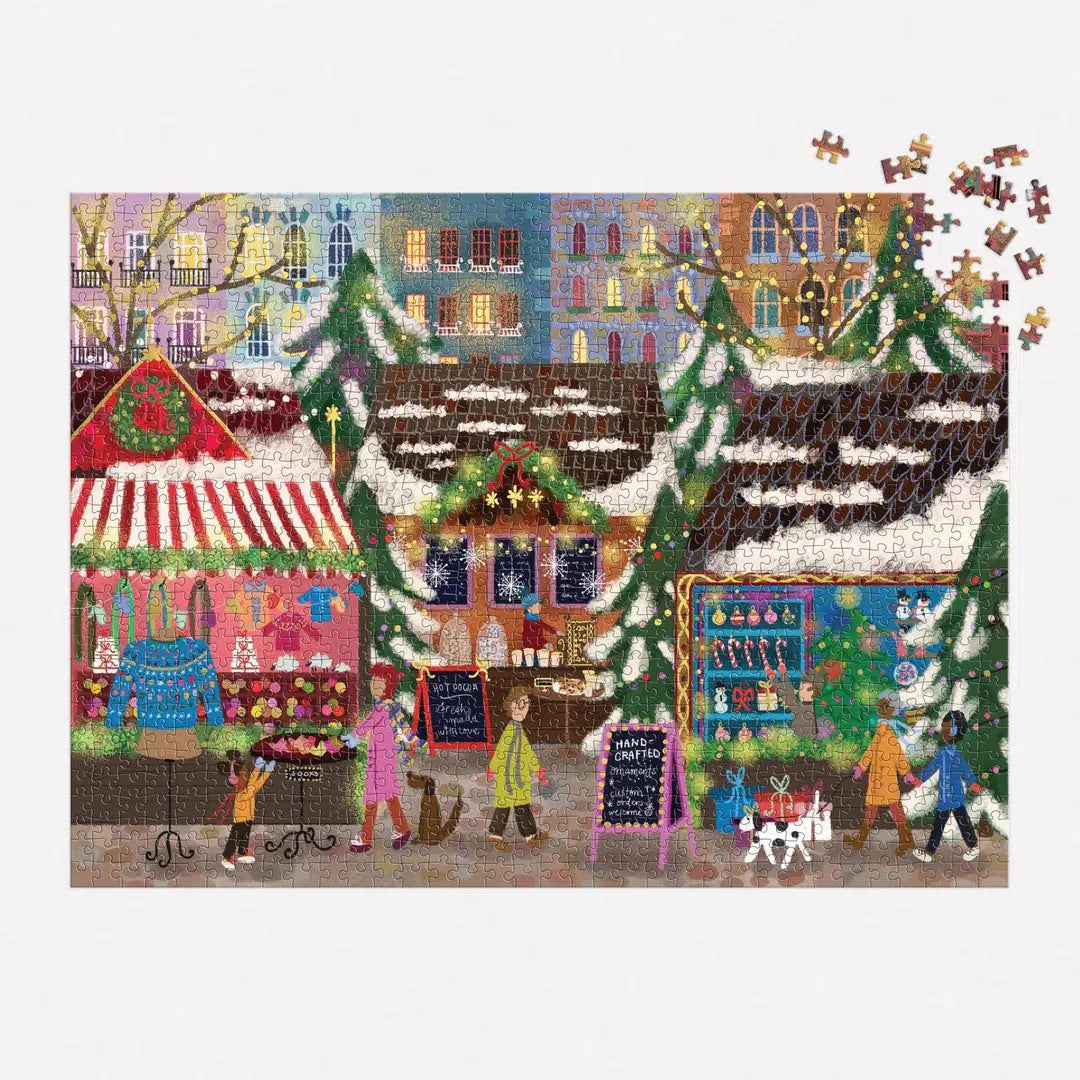 Merry Market 1000 Piece Jigsaw Puzzle Galison