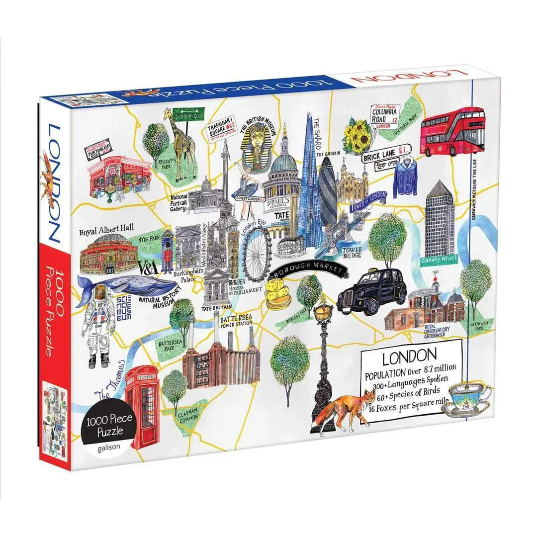 London Map 1000 Piece Jigsaw Puzzle Galison