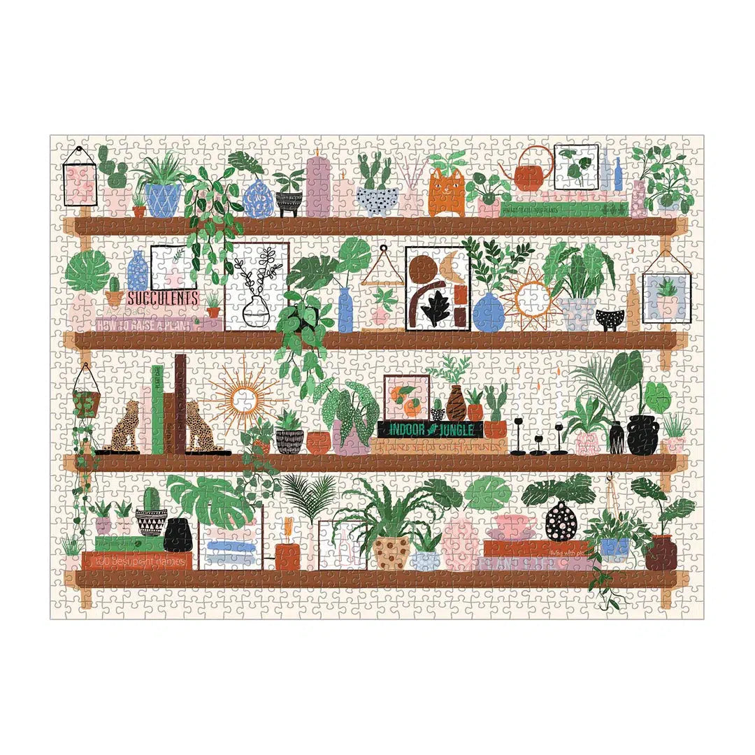 Plant Shelfie 1000 Piece Jigsaw Puzzle Galison