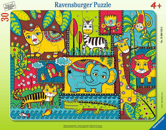 Jungle Animal Jumble 30 Piece Tray Jigsaw Puzzle Ravensburger