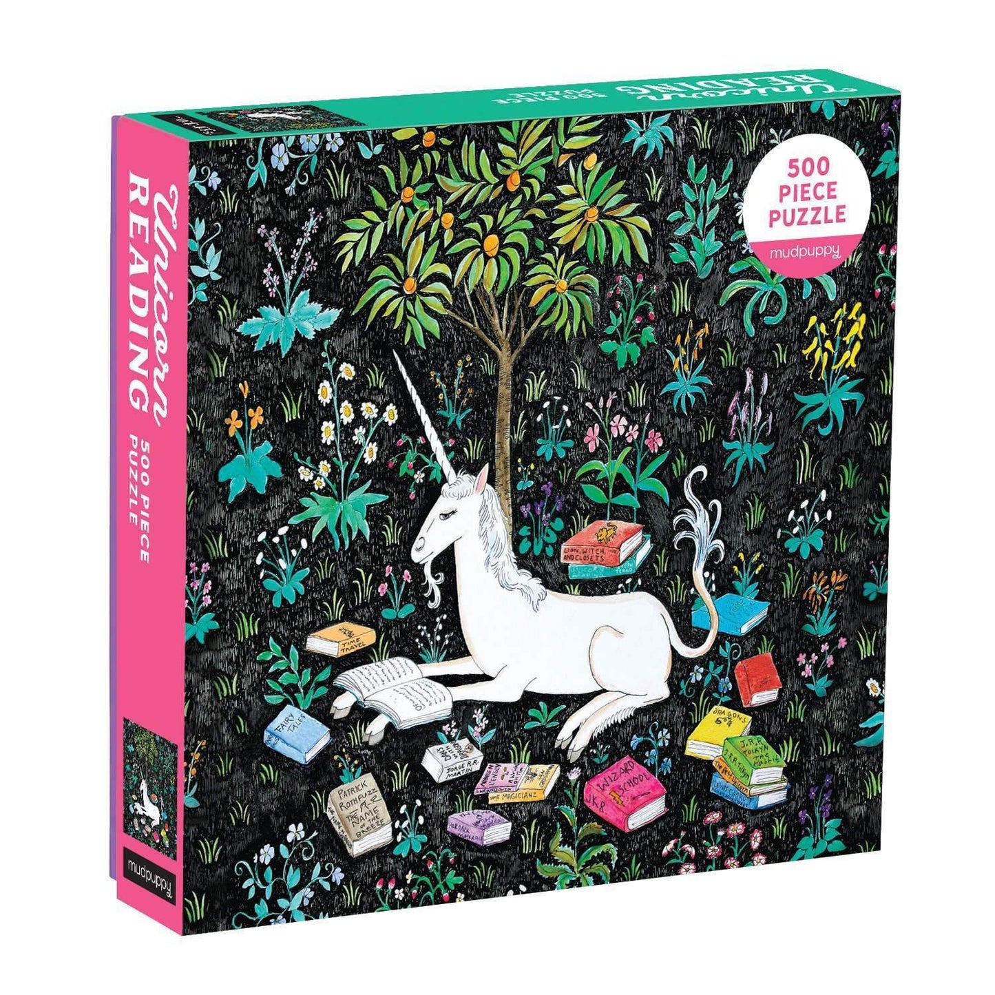 Unicorn Reading 500 Piece Jigsaw Puzzle Mudpuppy