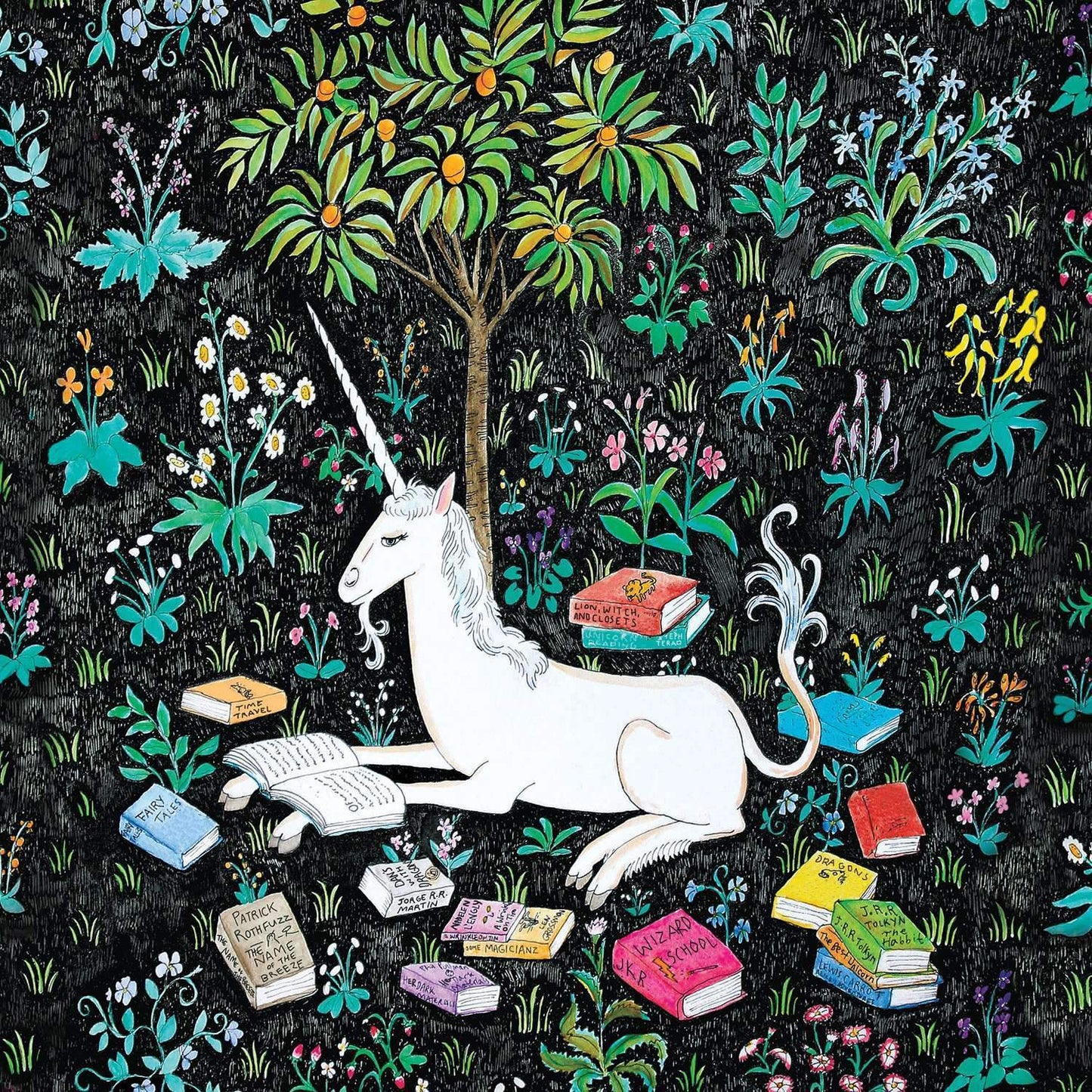 Unicorn Reading 500 Piece Jigsaw Puzzle Mudpuppy