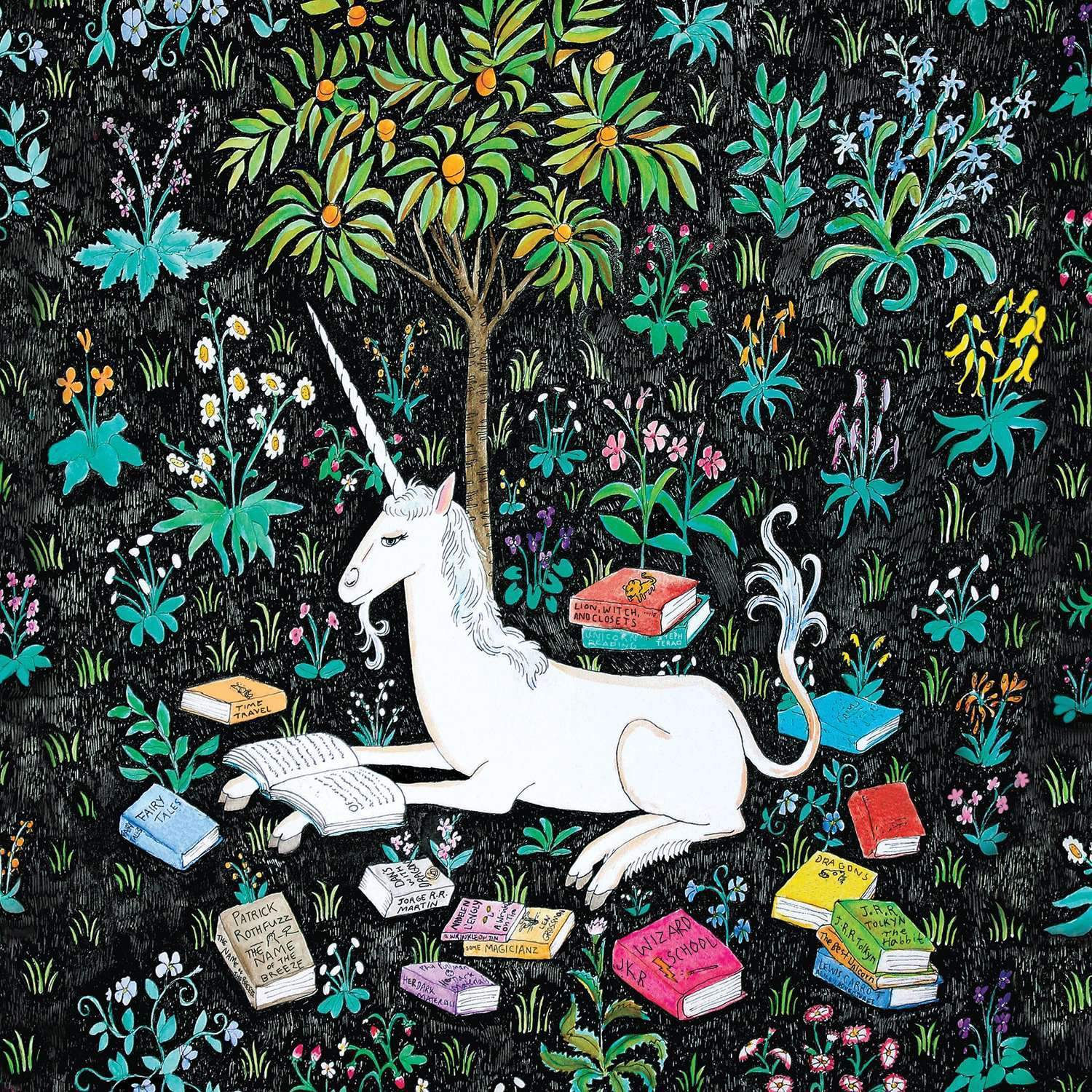 Unicorn Reading 500 Piece Jigsaw Puzzle Mudpuppy